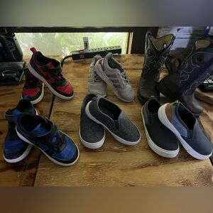 Nike Red and Black Sneakers Athletic Style